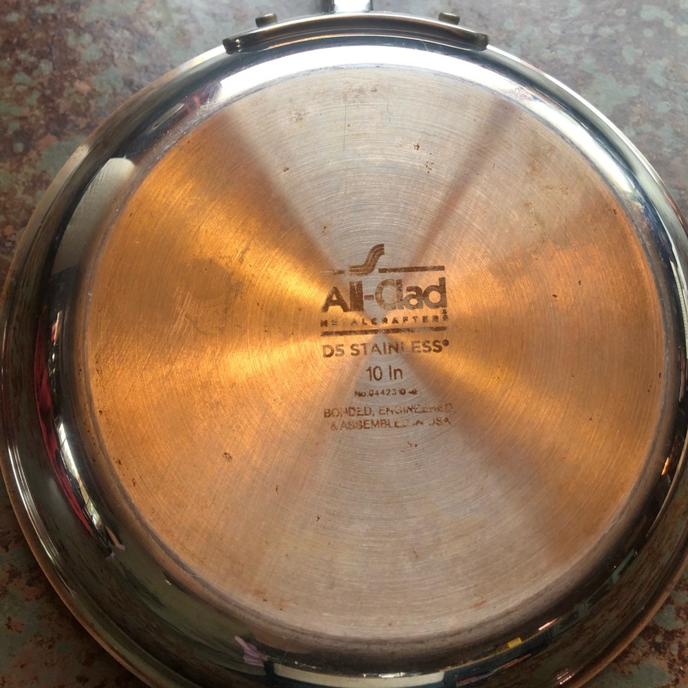 All-Clad D5® Stainless-Steel Pro Nonstick Omelette Fry Pan - 10” - Picture 6 of 12